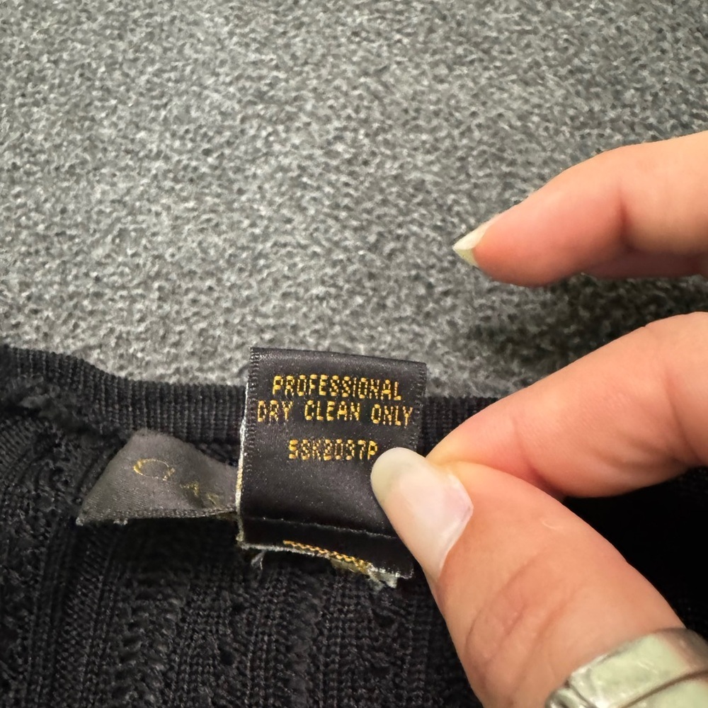 Classiques Entier Black Textured Cardigan - Picture 8 of 8